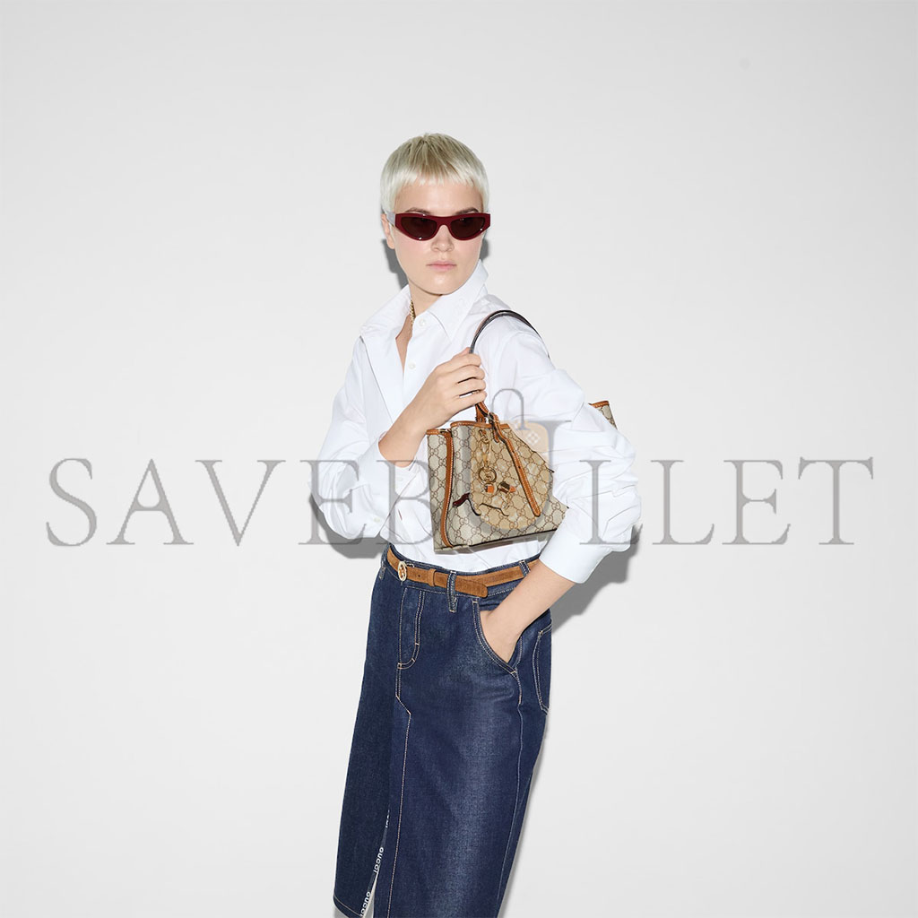 G*u*i gg emblem small tote bag ‎815214 (30*18*11cm)